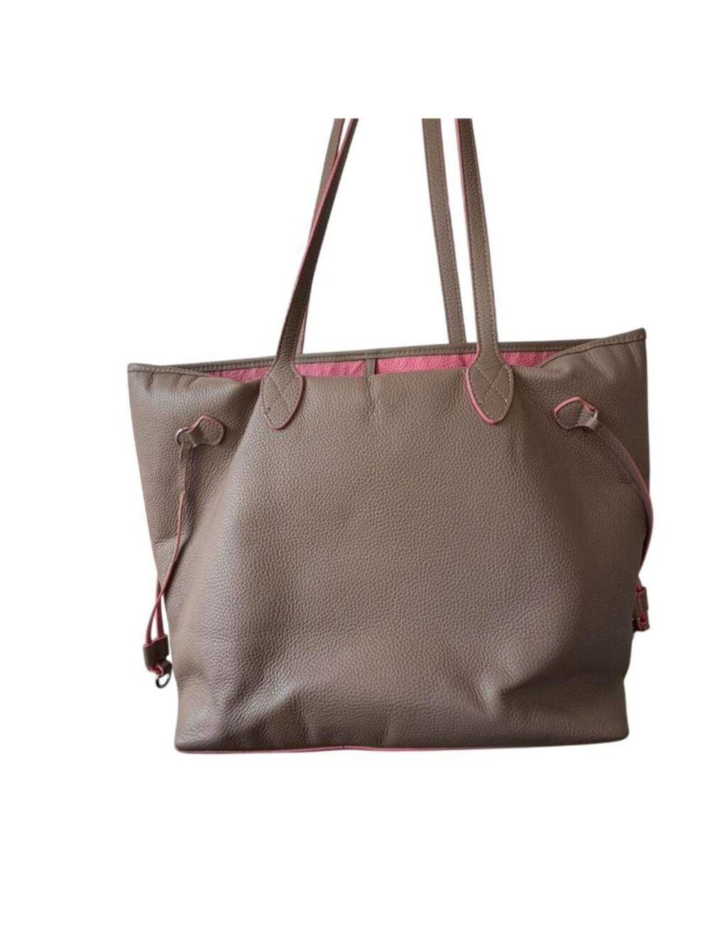 Lodis Brown Leather Tote Bag - Picture 6 of 8